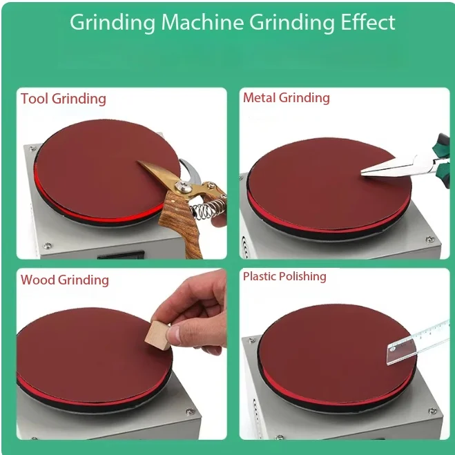 4/5/6 Inch Electric Disc Sander 150W 24V - Variable Speed 0-6000RPM with 10 Abrasive Discs for Wood & Metal Sanding