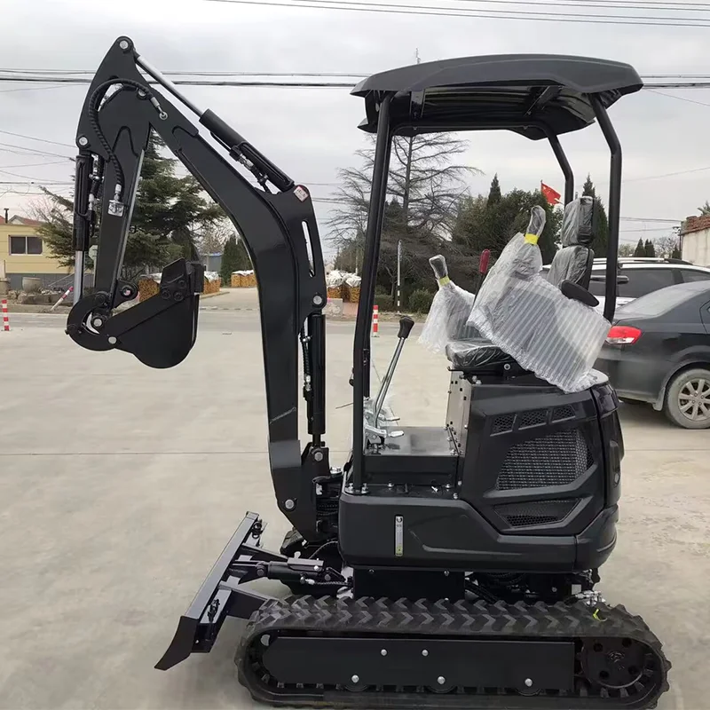 Customized 2025 new home use excavator 1.8 ton 1800kg Mini Excavator OKW18 closed cabin Minibagger With EURO V Emission Engine