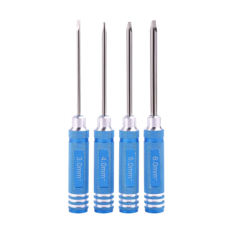 Slotted Screwdriver 4 in 1 RC Tool Kits Screw Driver Sets Spare Parts for Remote Control Car Loader Trucks Loader TH22793