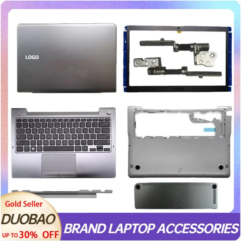 

NEW For Samsung NP530U3C NP530U3B NP535U3C NP535U3B LCD Back Cover /Front Bezel/ Hinges/Palmrest/Bottom Case Top laptop case