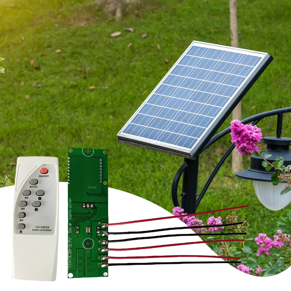 

3.2V 3.7V Automatic Control Lamp Board Microwave Radar Body Induction Solar LED Driver Controller Board Remote Control