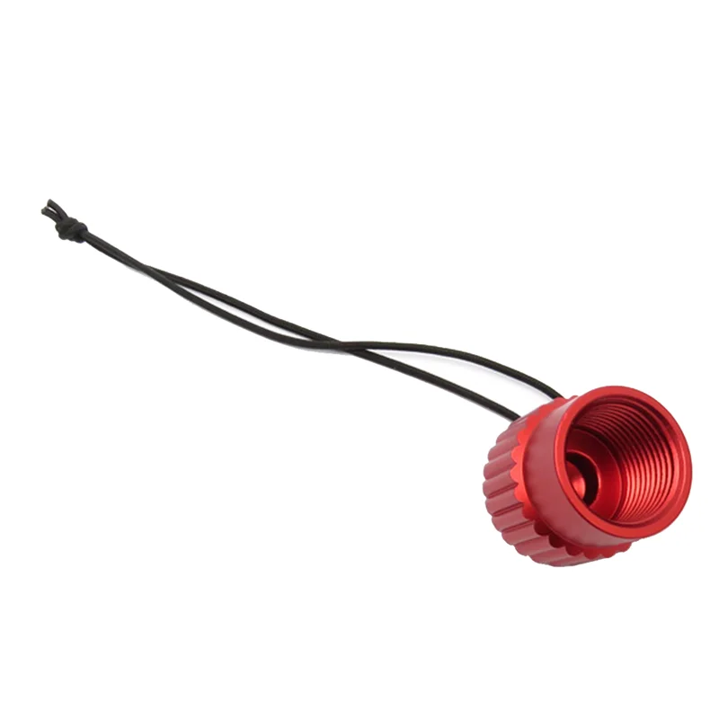 Scuba Diving Threaded Dust Cap Plug Cover Din 5/8-14NPS Dust Cap Tank Valve End Cap Accessory Part Red