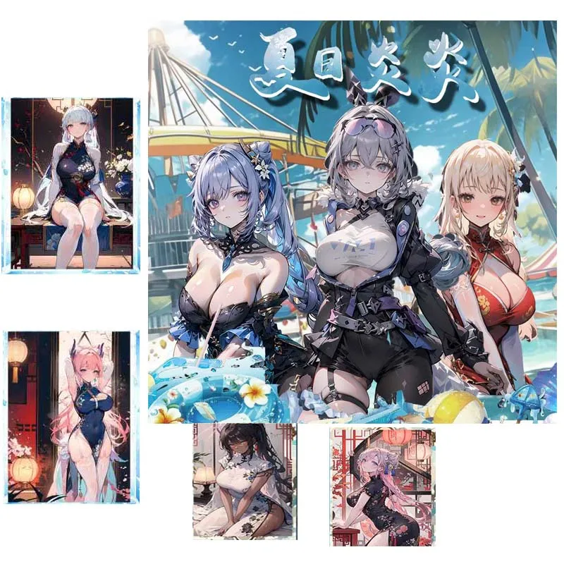 

Goddess Story Newest Anime Cards UR SR HR Rare Characters Collector Edition Booster Pack Display Gift Set Japanese Style Cards