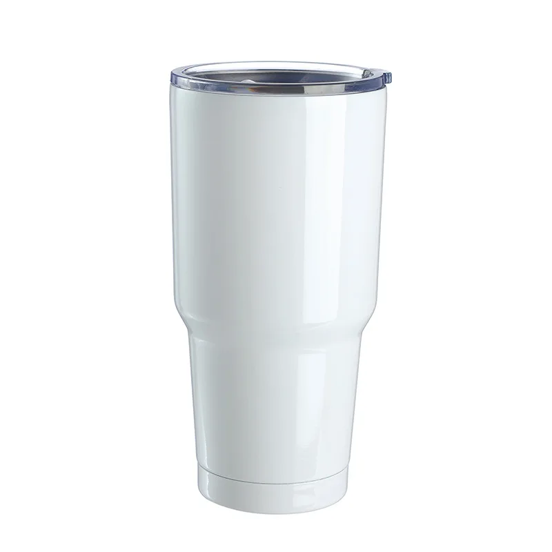 Sublimation Blank Stainless Steel Insulated Tumbler With Straws Custom Logo Double Wall Cup With Lids Mug Water Bottle Cup