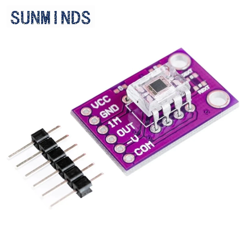 1pcs OPT101 Light Analog Light Intensity Sensor Module Single Chip Photoelectric Diode 14KHz 