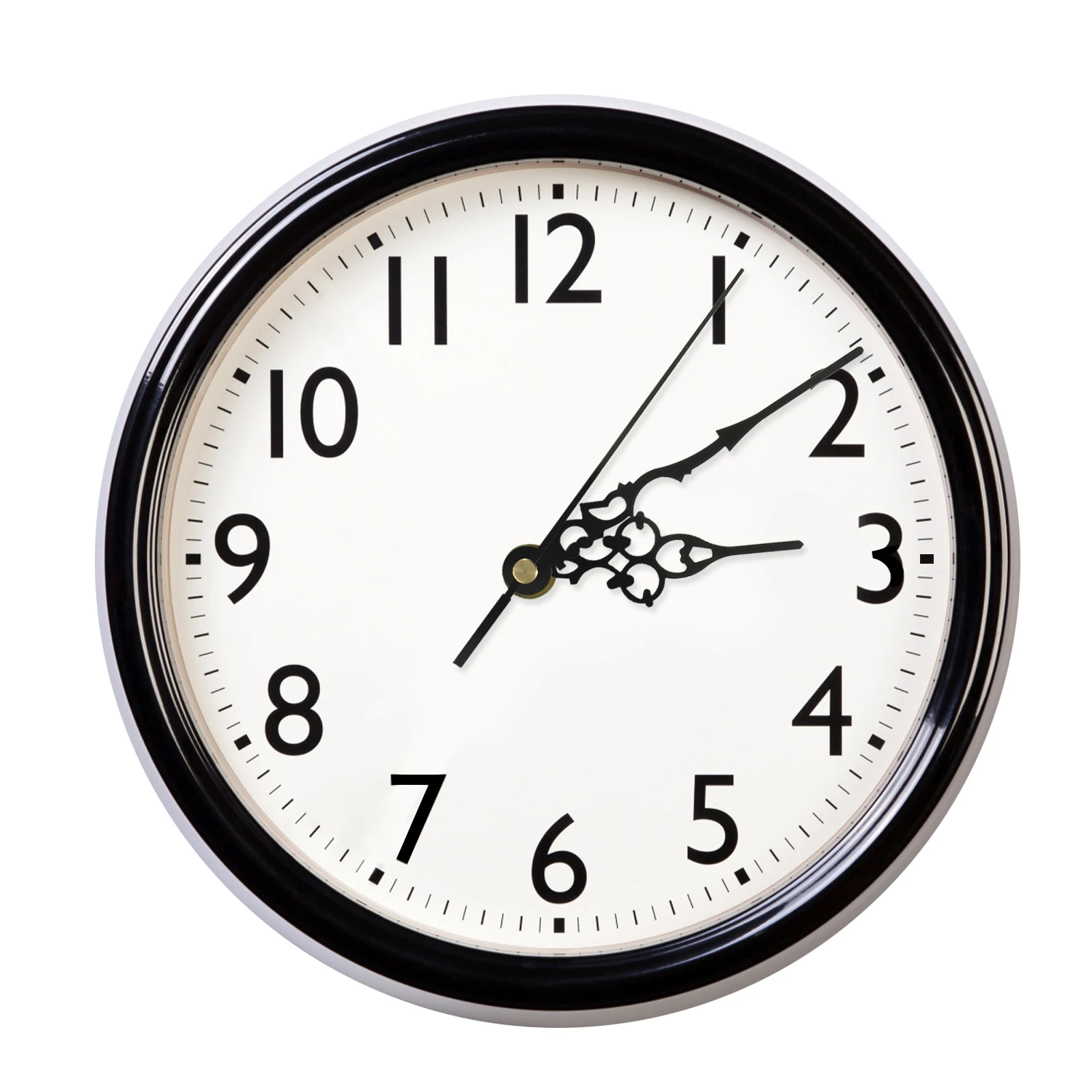 

Quartz Wall Clock Movement Black Silent Sweep Second Hook Mounting Replacement Electronic Clock Accessories High Quality Repair