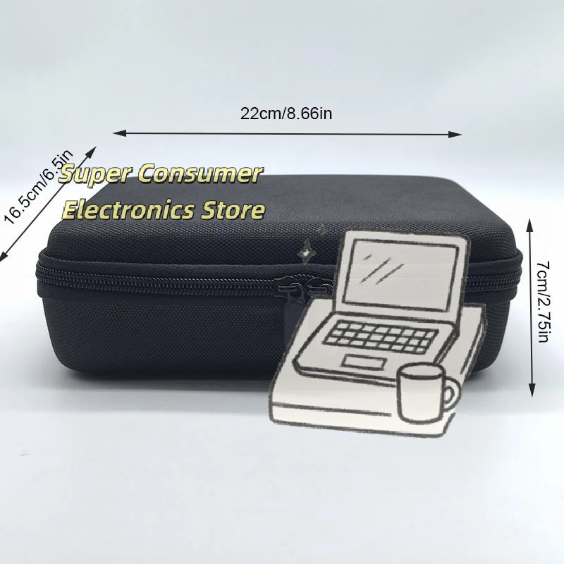 Hard Shell Shockproof Case for Wireless Upper Arm Blood Pressure Monitor Lightweight Durable for On-the-Go Emergency Medical Use