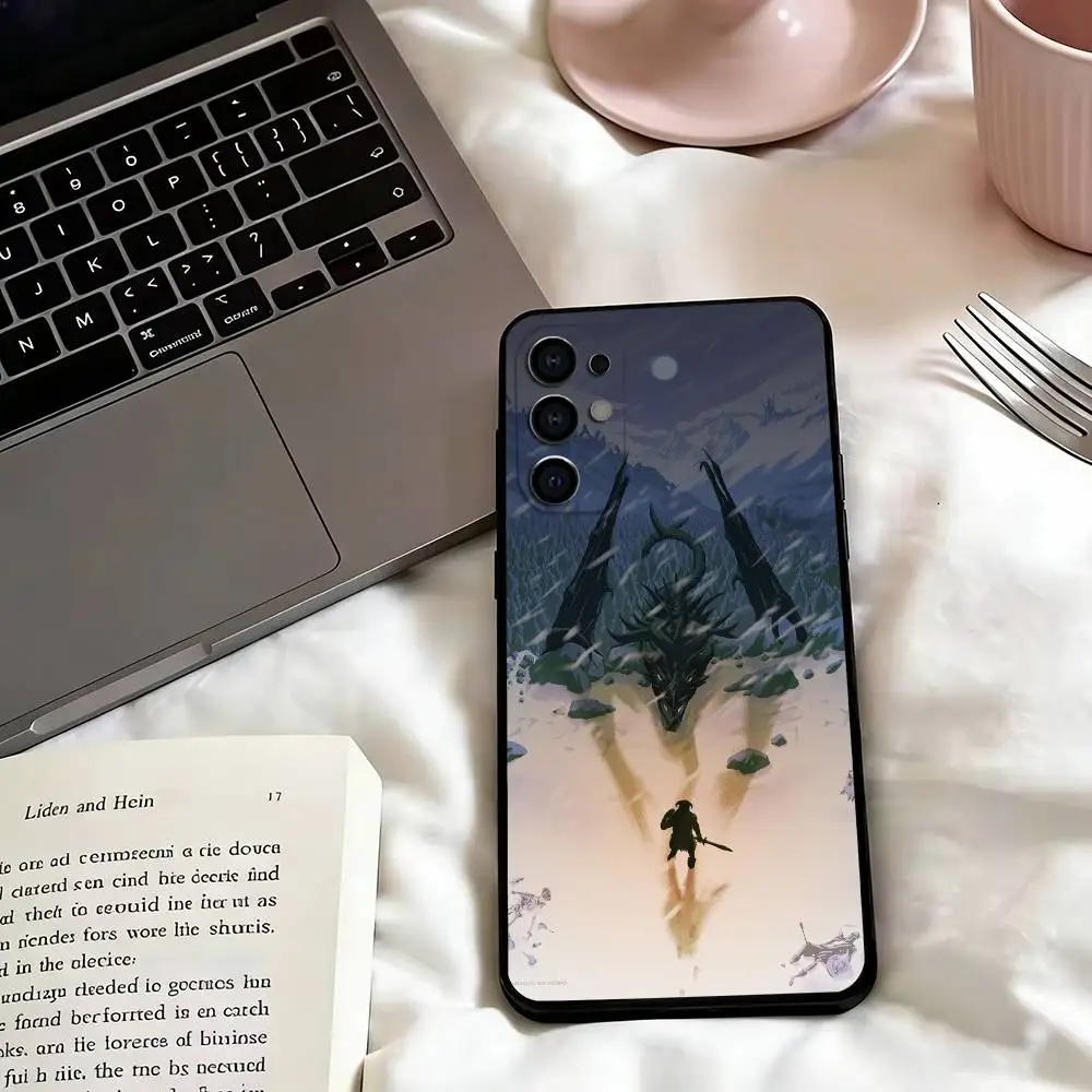 GameS B-Bloodborne Phone Case For Samsung S25,S24,S21,S22,S23,S30,Ultra,S20,Plus,Fe,Soft Silicone Black Cover