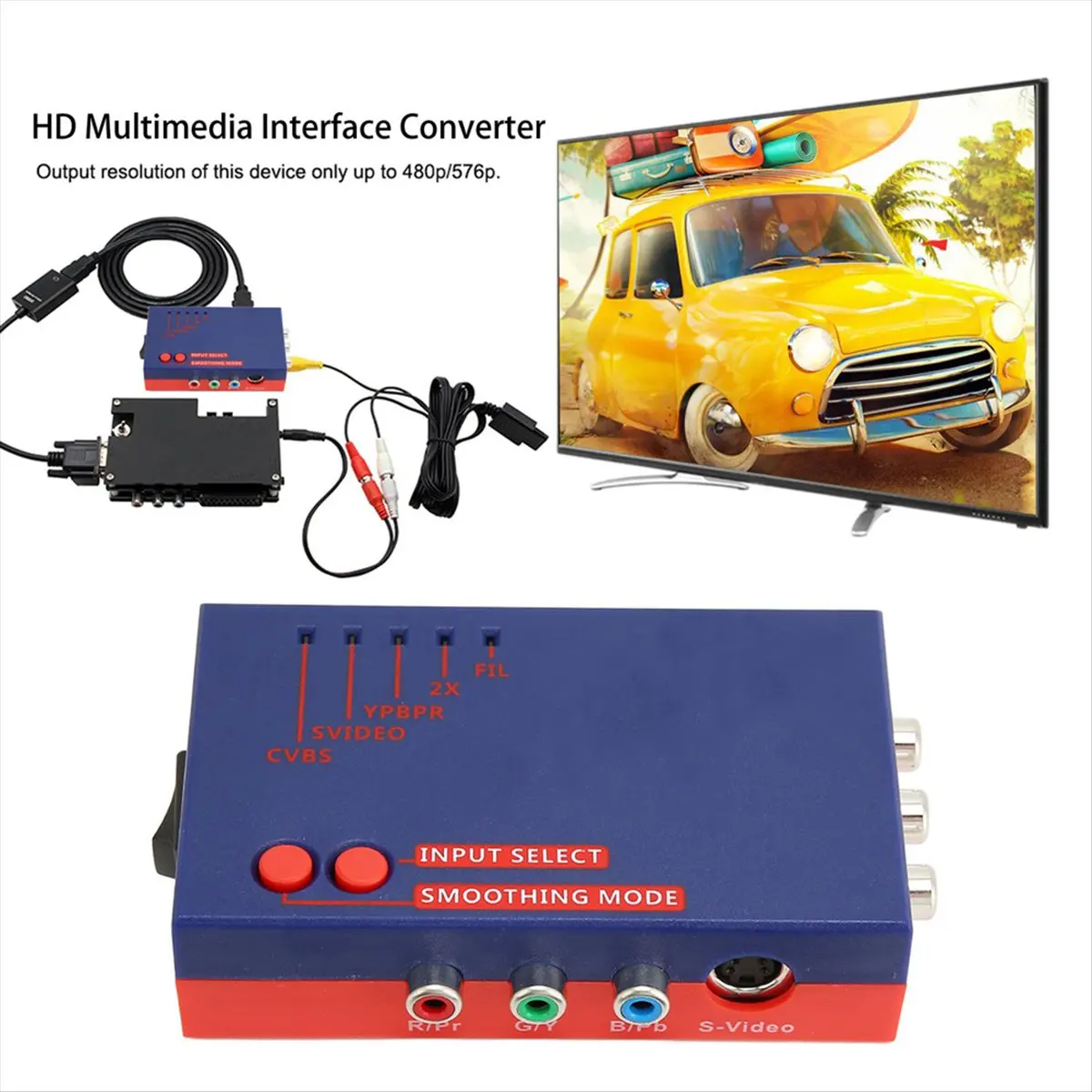 【~-nuevo-a95z】convertidor-de-interfaz-multimedia-hd-de-av-a-interfaz-multimedia-hd-para-el-convertidor-retroscaler2x-y-consolas-de-videojuegos-n64