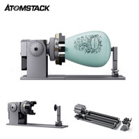 Atomstack R1 Pro Multifunction Chuck Rotary Roller Claw Compatible with 95% Laser Engraver CNC Engraving Cutting Machine