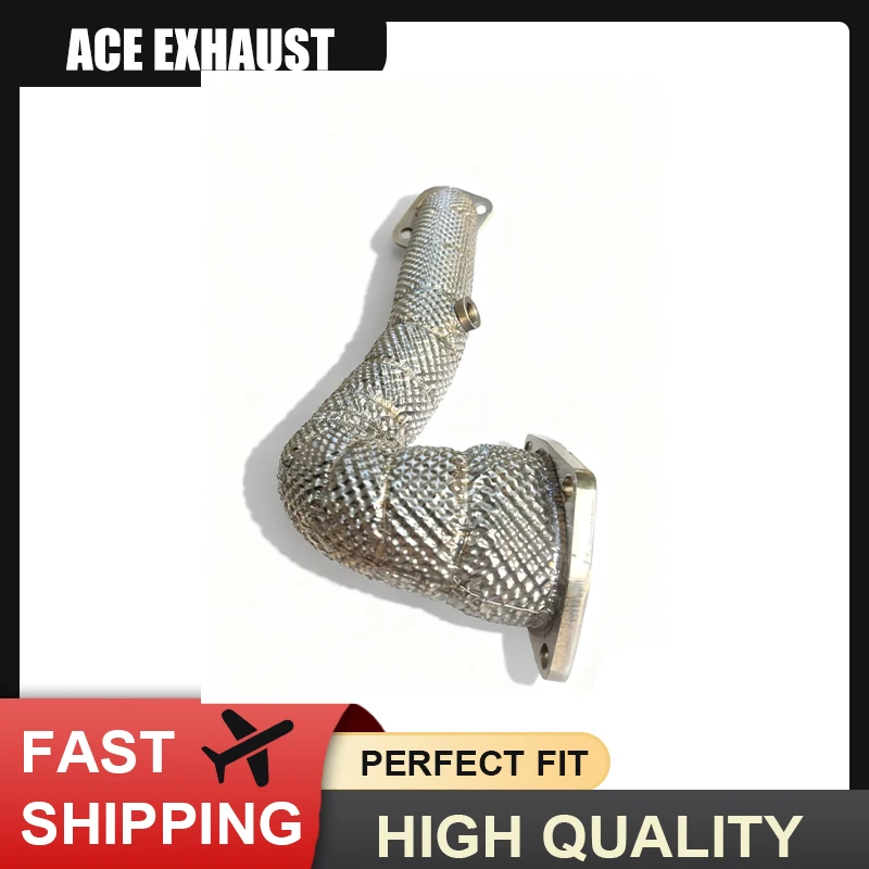 ACE per VW Scirocco Downpipe di scarico con prestazioni di flusso libero catalizzato Accessori per tubi di scarico SUS304 di alta qualità