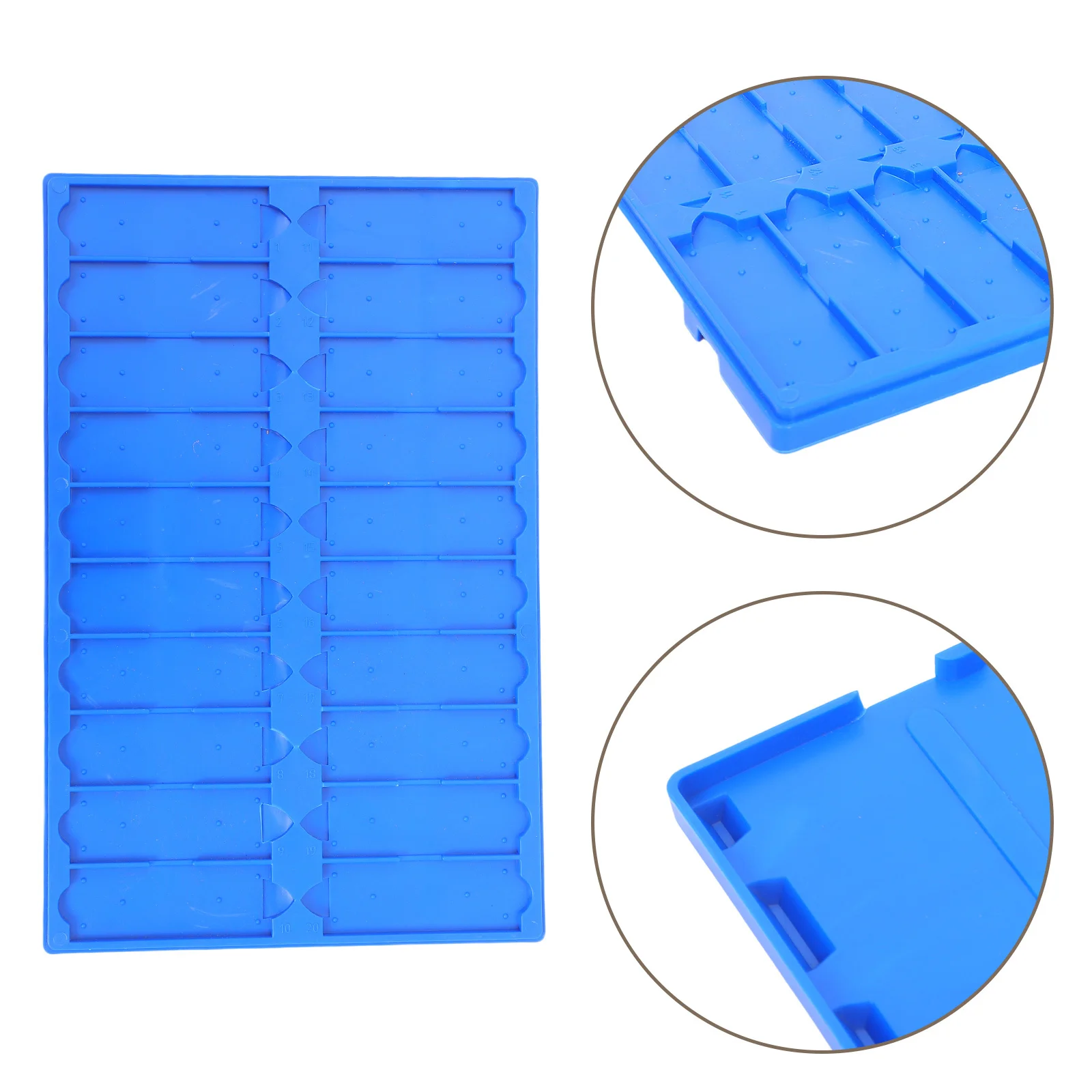 Microscope Slide Drying Holder Laboratory Storage Tray Rack for Glass Slides Cover Slips Accessory Organizer
