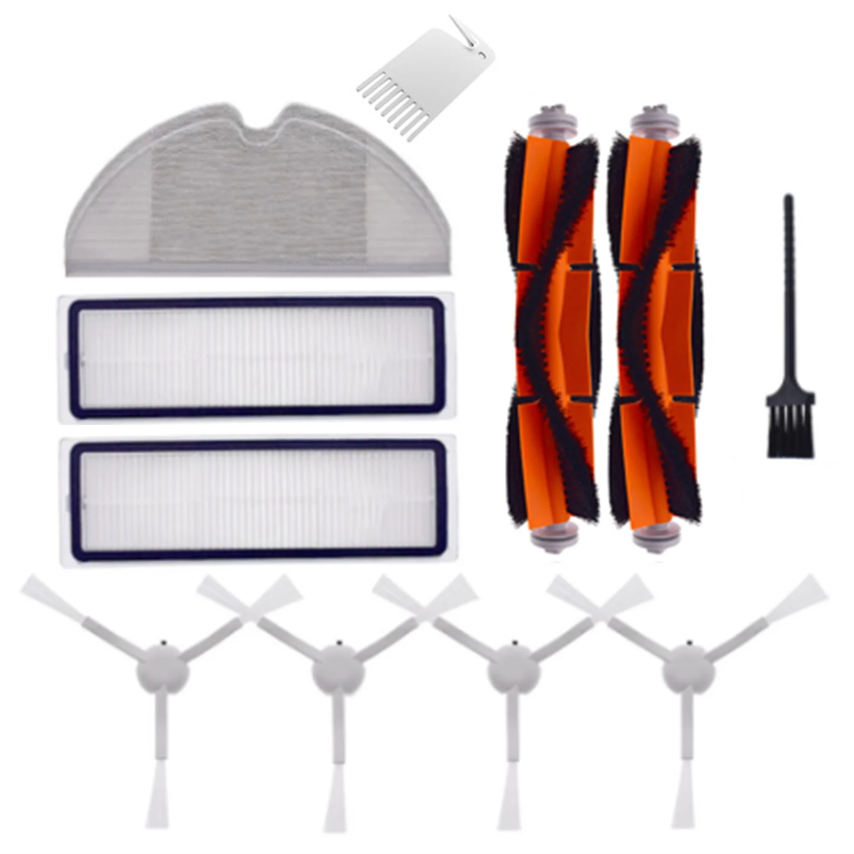 Paño de mopa de filtro de cepillo lateral principal para Xiaomi Mijia 1C 2C 1T STYTJ01ZHM Dreame F9, piezas de Robot aspirador, accesorios