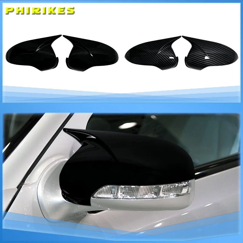 For Mercedes-Benz E-Class W211 2006-2008 Car Rearview Side Mirror Cover Wing Cap Exterior Door Rear View mirror cover Accessorie