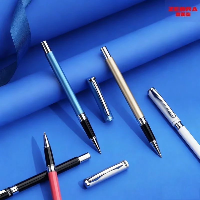 ZEBRA Original JJ4 Metal Pen Body Gel Pen Fashion Multi‑Color Selectable Smooth Writing Student Office Durable Stationery