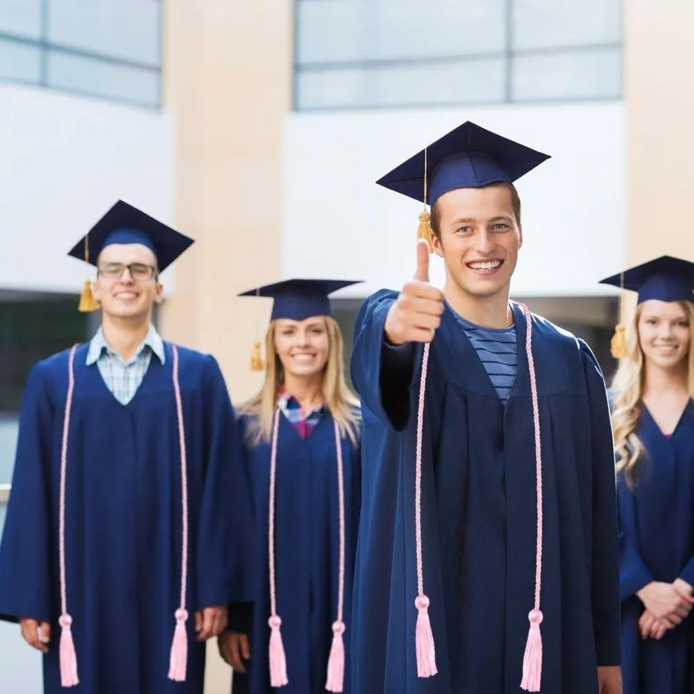 Degree Conferment Graduation Season Graduation Gown Doctor Solid Color Graduation Honorary Academic Robe Master Student