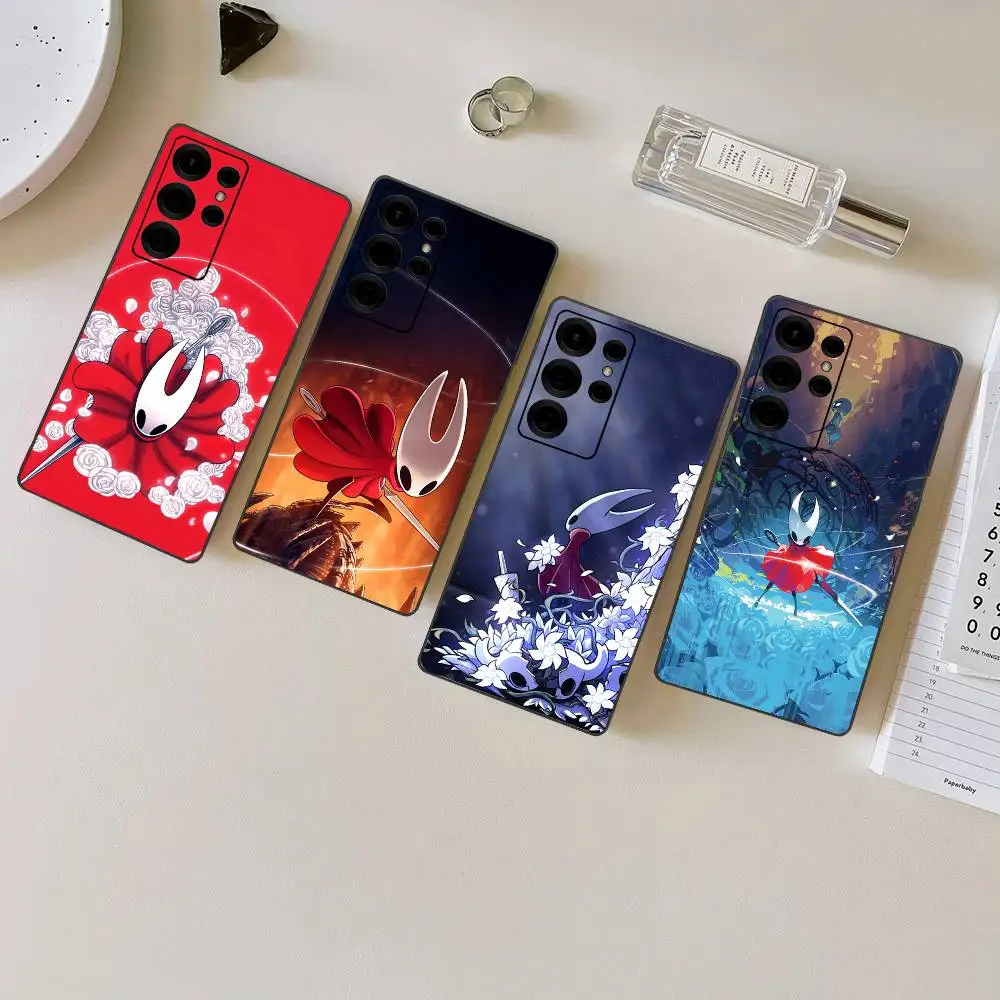HOT GAME Hollow Knight Silksong Phone Case For Samsung S 24 fe 25 Ultra plus 20 lite 21 30 22 23 24 22 Ultra 5G Fundas