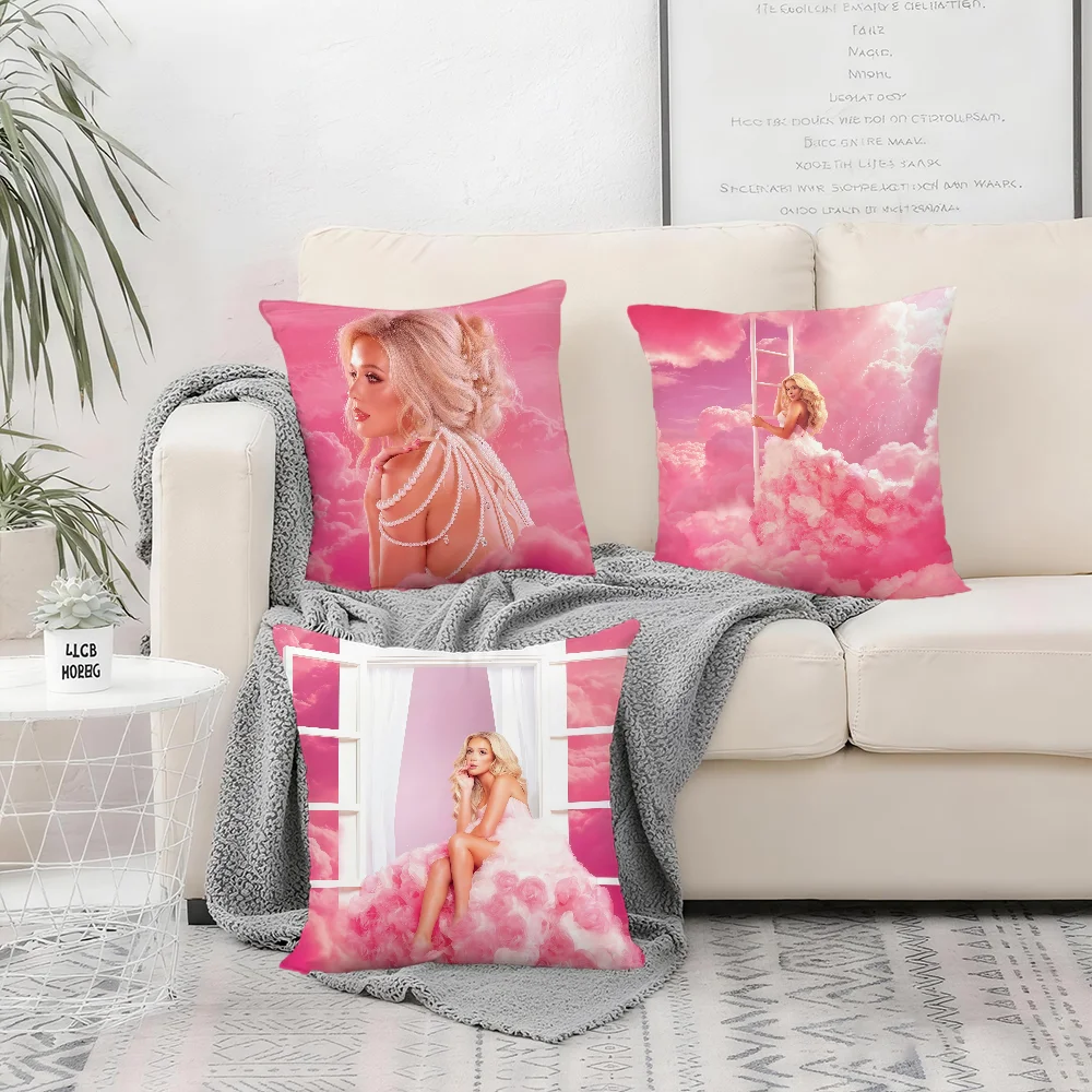 M-megan Music M-moroney cushion cover Bedroom Sofa Decorative home Car portable Cushion Cover With Zipper Soft pillowcase