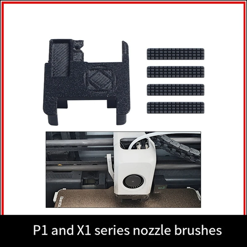 For Bambu Lab 3D Printer Nozzle Cleaner Tool Efficient Cleaning Brushes For Enhanced Maintenance