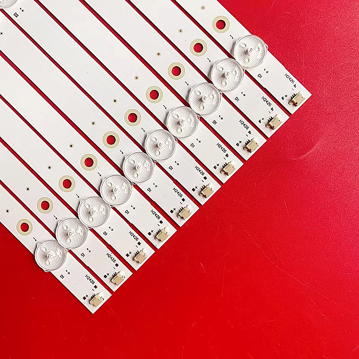 10pcs tira retroiluminação de TV LED para YC55DID-6X10-MCPCB-V1 (2W)