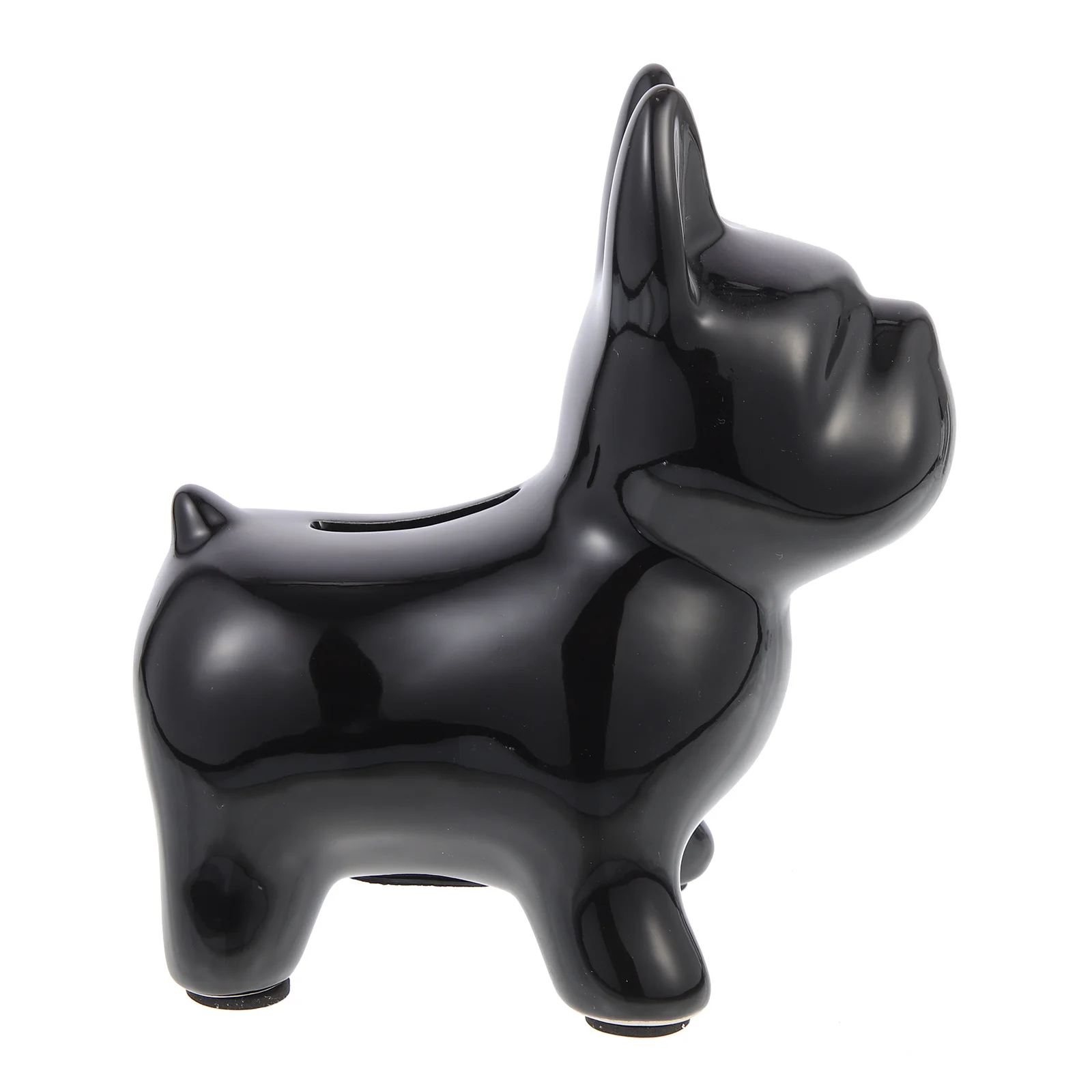 حاوية عملات معدنية مبتكرة من السيراميك على شكل جرو، وعاء توفير سطح المكتب جميل على شكل حيوان مثالي لتزيين غرفة الأطفال