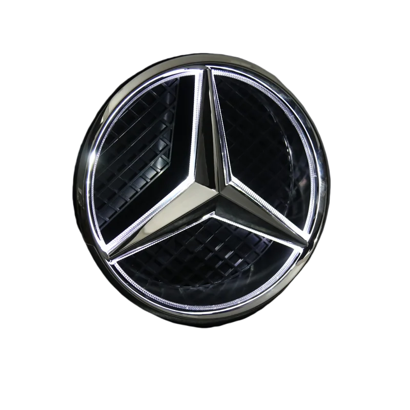 LED Grill Badge Front Grilled Embelm For Mercedes W205 W212 W213 W204 ML W166 CLA C117 W176 W177 C W204 E GLK X204 GLA GLC GLE