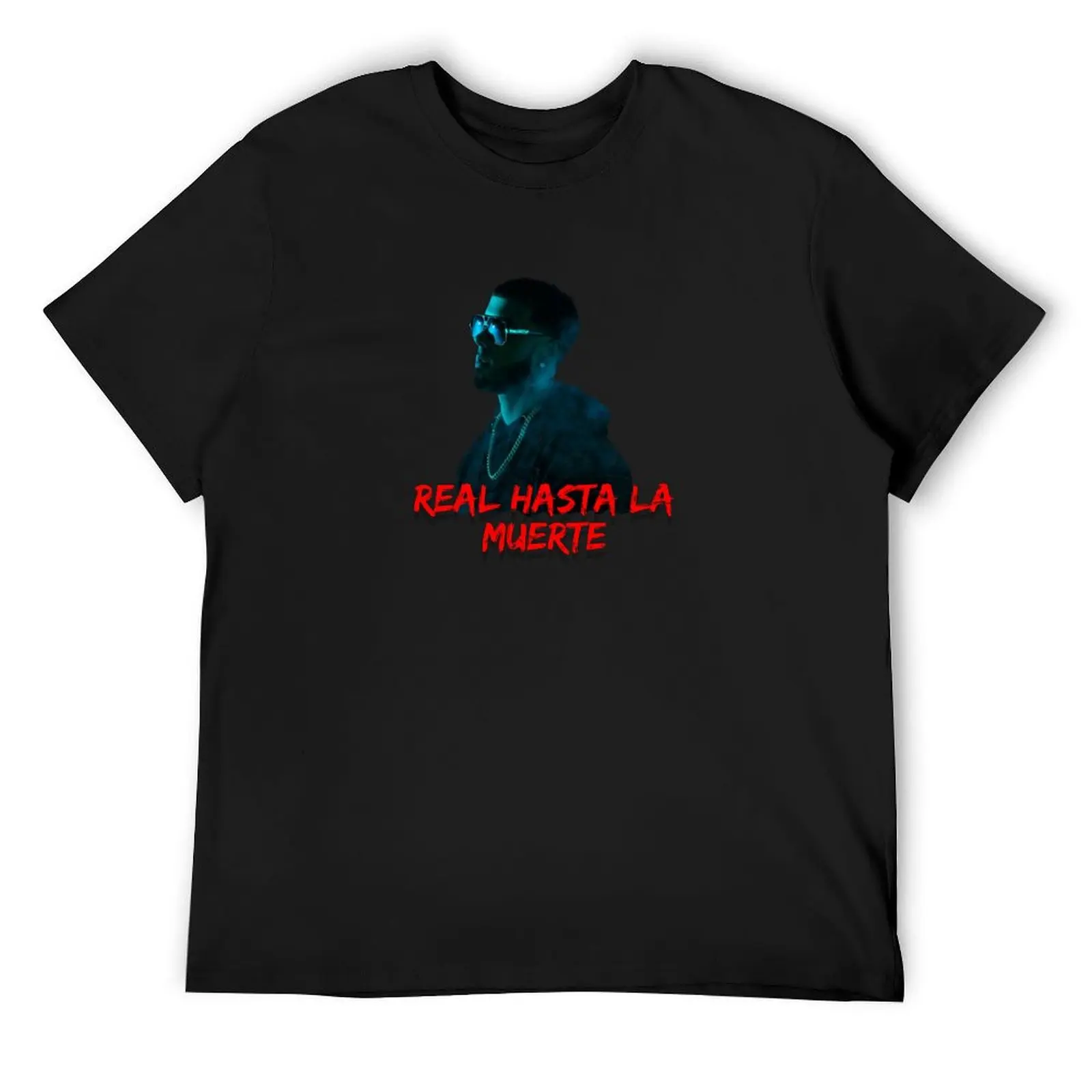 

Anuel AA - Real Hasta La Muerte T-Shirt Funny t-shirt blacks shirts graphic tee T-shirts for men cotton