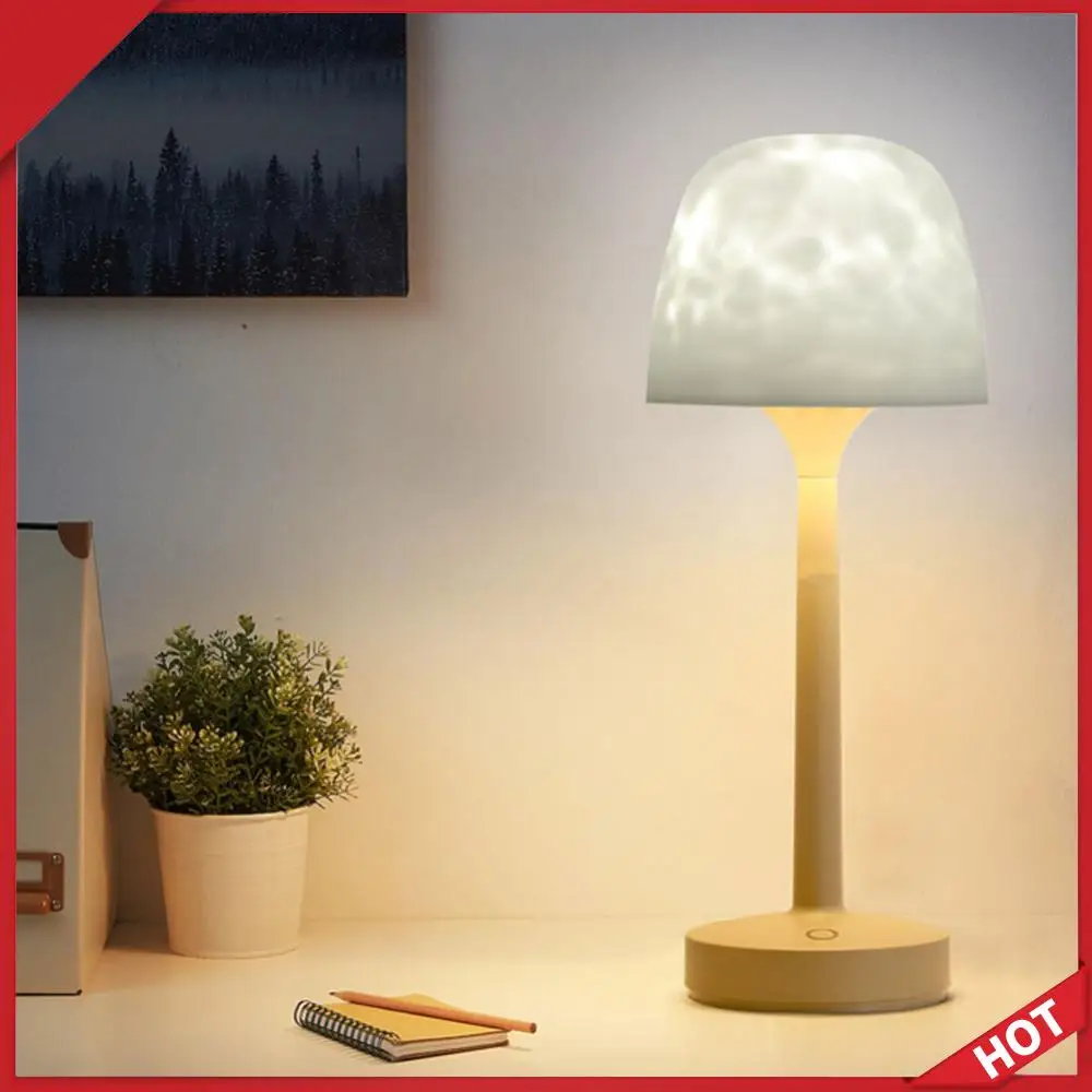 

Настольная лампа-проектор «Океанские волны» с пультом ДУ, USB-зарядка, ночник с регулировкой яркости, сенсорная настольная лампа для декора комнаты и вечеринок