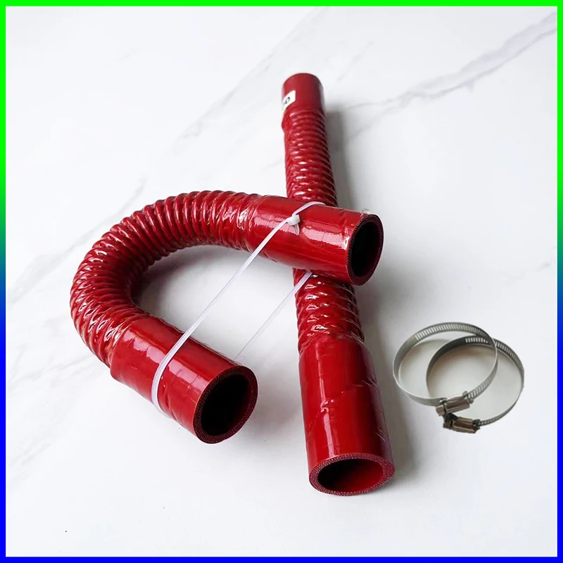 RedUniversal Car Silicone Flexible Pipe Car Radiator Hose Intake Hose Intercooler Tube For High Pressure High Temperature Rubber