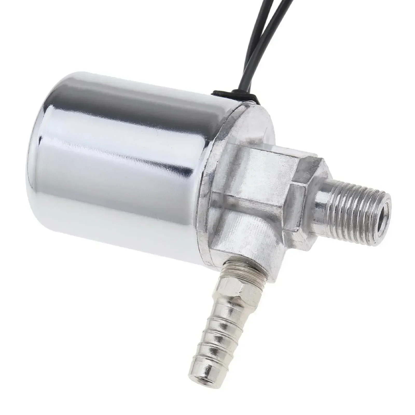 

1/4" Chrome Plated Air Horn Electric Solenoid Valve 12V/24V For Truck/VAN Air Horn Electric Solenoid Valve USEFUL