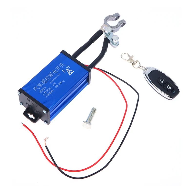 Wireless Remote Control Car Battery 12V Disconnect Isolator Cut-Off Switches Relays Leak-proof Safety Device Accessories