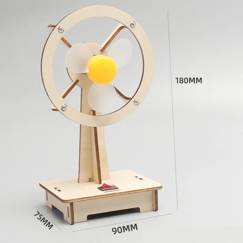 Electric Fan Model STEM Science Kids Toys DIY Montessori Tecnologia Gadget Physical Experiment Kit Educational Toys For Children