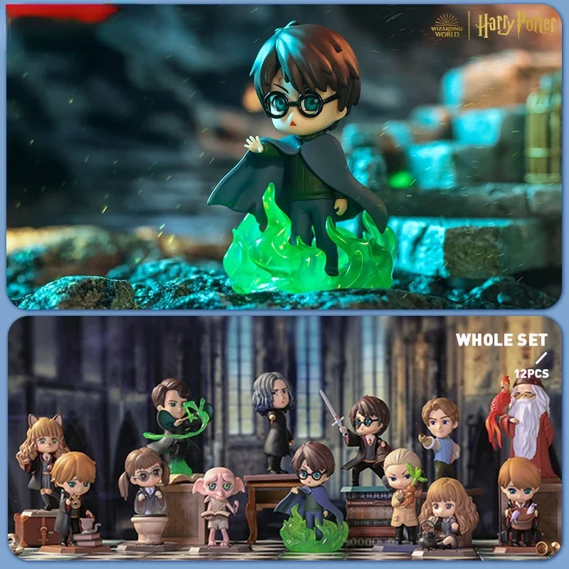 POP MART Harry Potter and Chamber of Secrets Series Blind Box Model Toy Kawaii Doll Caixas Action Figure Toys Model Mystery Box