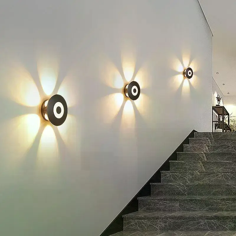 Wall Light AC85-265V Surface Mounted LED Wall Light Modern Nordic Luminaire Outdoor Indoor Wall Lamps Living Room Porch