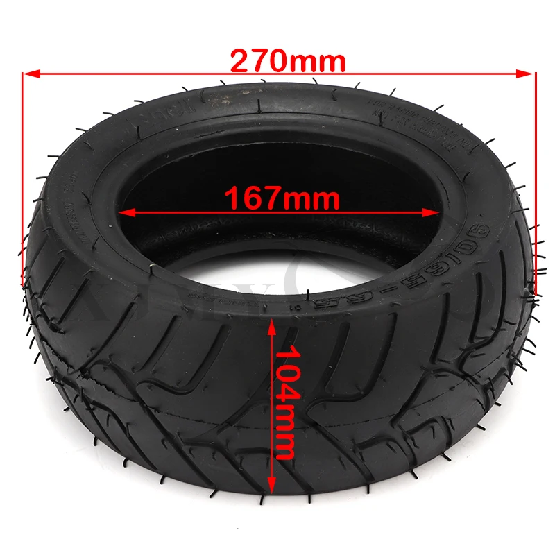 High Quality 90/65-6.5 Tubeless Tire 11 Inch Electric Scooter Tubeless Tire for 47cc 49cc Mini Motorcycle Tire Accessories