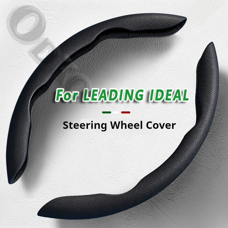 

Steering Wheel Cover leather Non-slip Sweat-absorbing Special Steering wheel For LEADING IDEAL L9 L7 L8 ONE MEGA L6