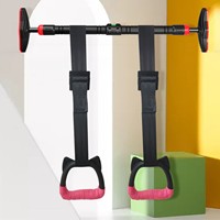 Home Gym Pull Up Door Horizontal Bar Fixed Wall Hanging Fitness Ring With Adjustable Straps Gym Exercise Sport Workout Equipment