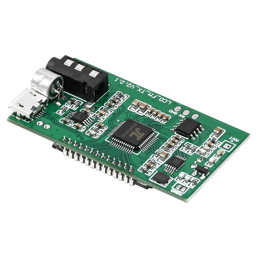 Moduł nadajnika FM Bezprzewodowy mikrofon Płytka drukowana Komputer Audio Nadawanie DC 3V 5V Moduł FM 87.0MHz-108.0MHz
