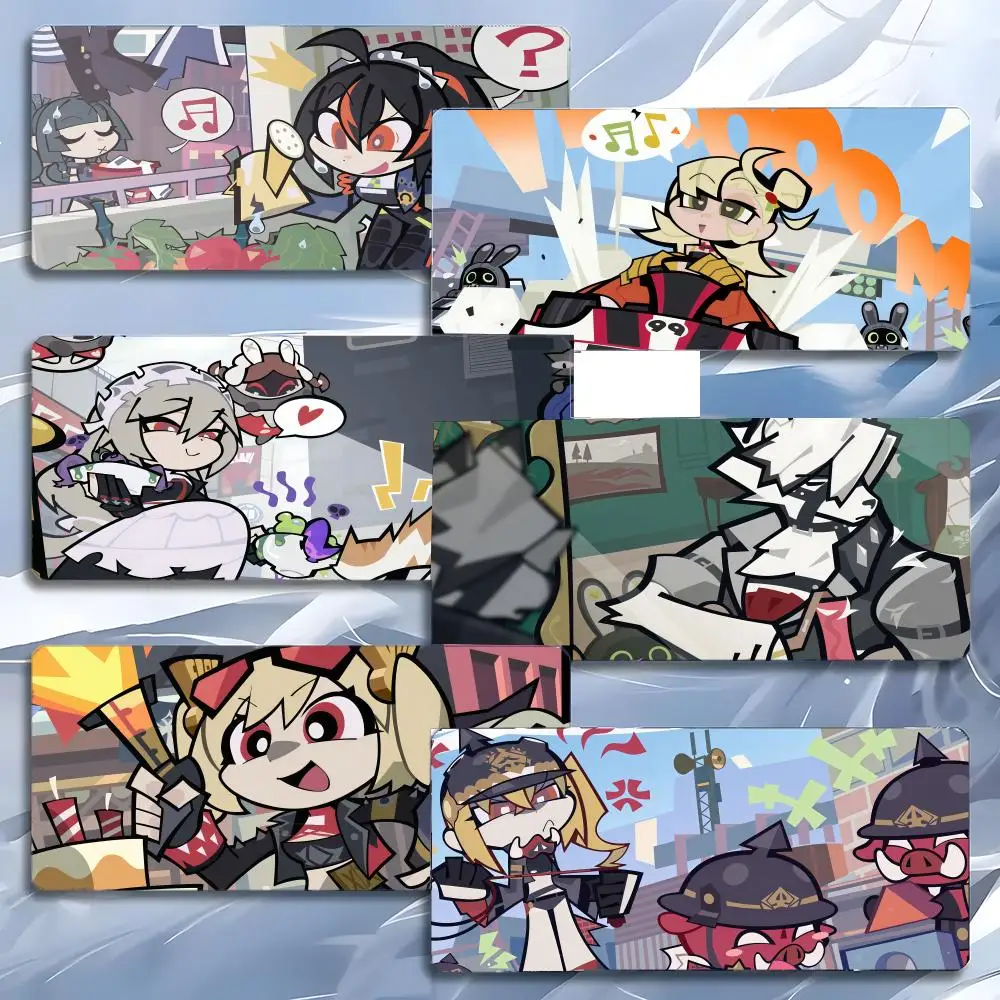 

Z-Zenless Zone Zero Game Action Mouse Pad Mousepad Large Gaming LockEdge Thickened PC Table Desk Mat