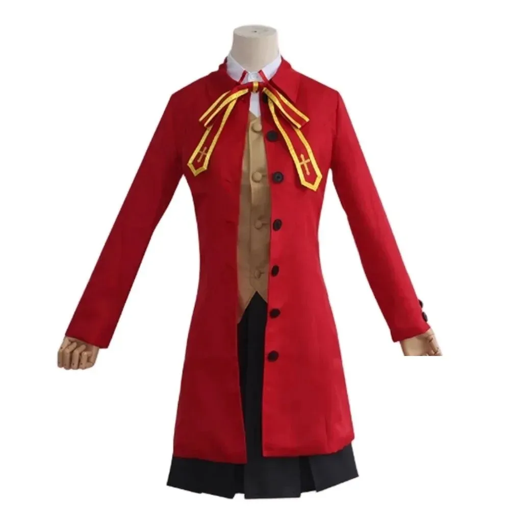 

Forxe Unisex Anime Cos Tohsaka Rin Kaleid Ruby Cosplay Costumes Fashion MeetingSets Custom Size