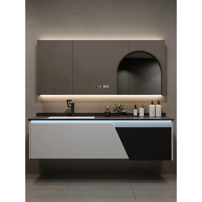 Modern Smart Mirror Cabinet Drawers Customized Space-Saving Wall-Mounted Bathroom Vanity Cabinets Stylish Option For Your