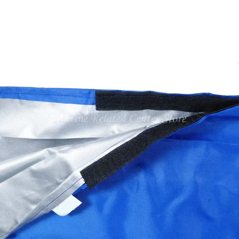 8-9Ft 9-10Ft 10-11Ft 11-12Ft 12-13Ft 420D Blue Waterproof Sail Cover Boat Cover Mainsail Anti UV Sunshade Boom Cover