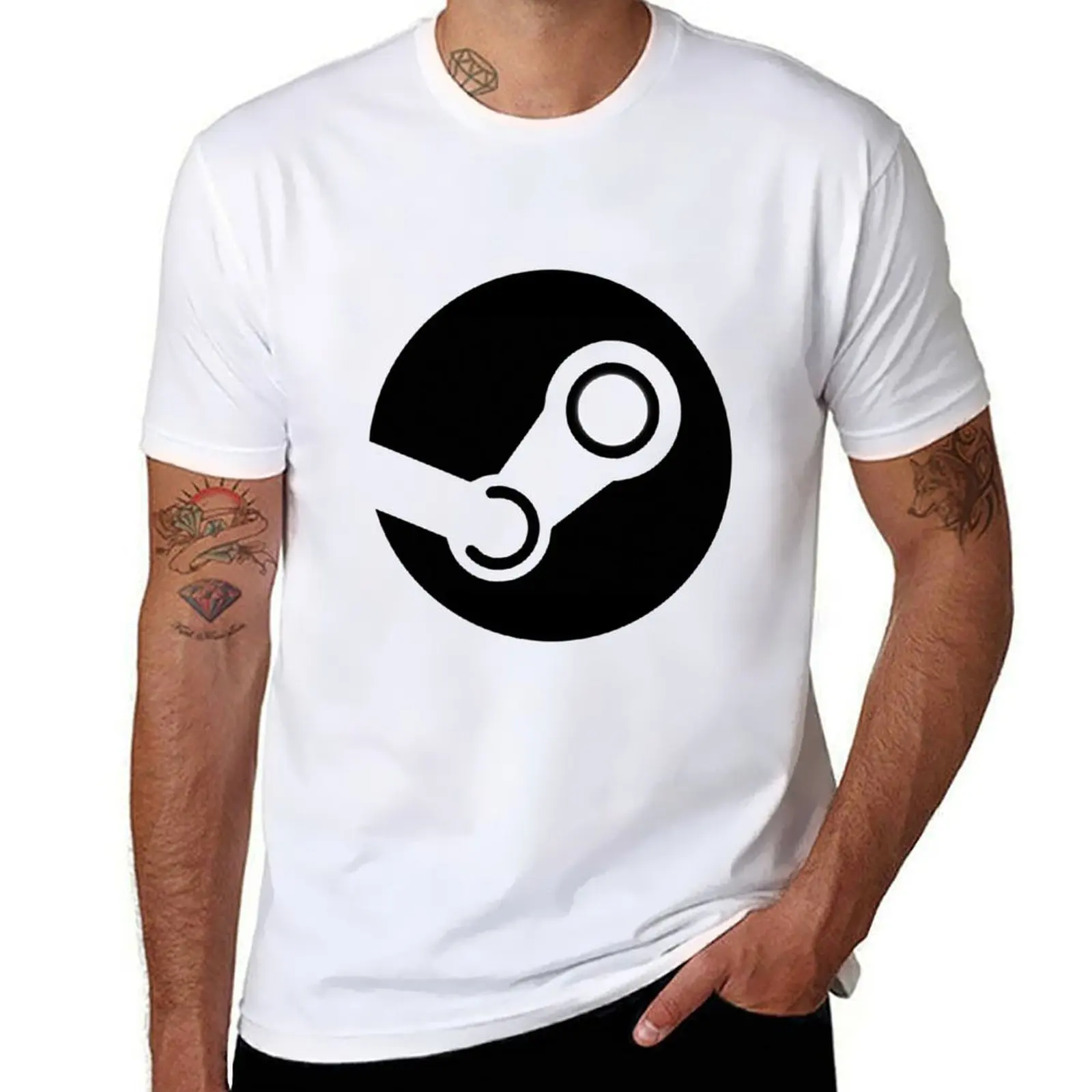 

Steam Logo T-Shirt t shirt for man cotton t shirt pack T-Shirt