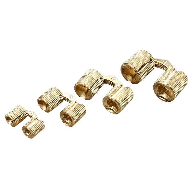 Cylindrical Hidden Cabinet Concealed Invisible Door Hinges Copper Brass Furniture Hinges 8-18mm For Hardware Gift Box