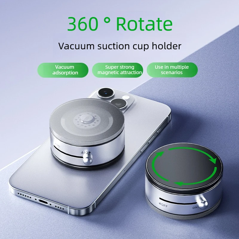 

360 ° Magsafe Автомобильная подставка для телефона, новая вакуумная адсорбция на присоске, автомобильный специальный фиксированный держатель для мобильного телефона, автомобильные аксессуары для телефонов