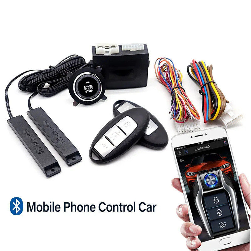 Car Remote Start System One-click Start Modify Mobile Phone Control Car Keyless Entry