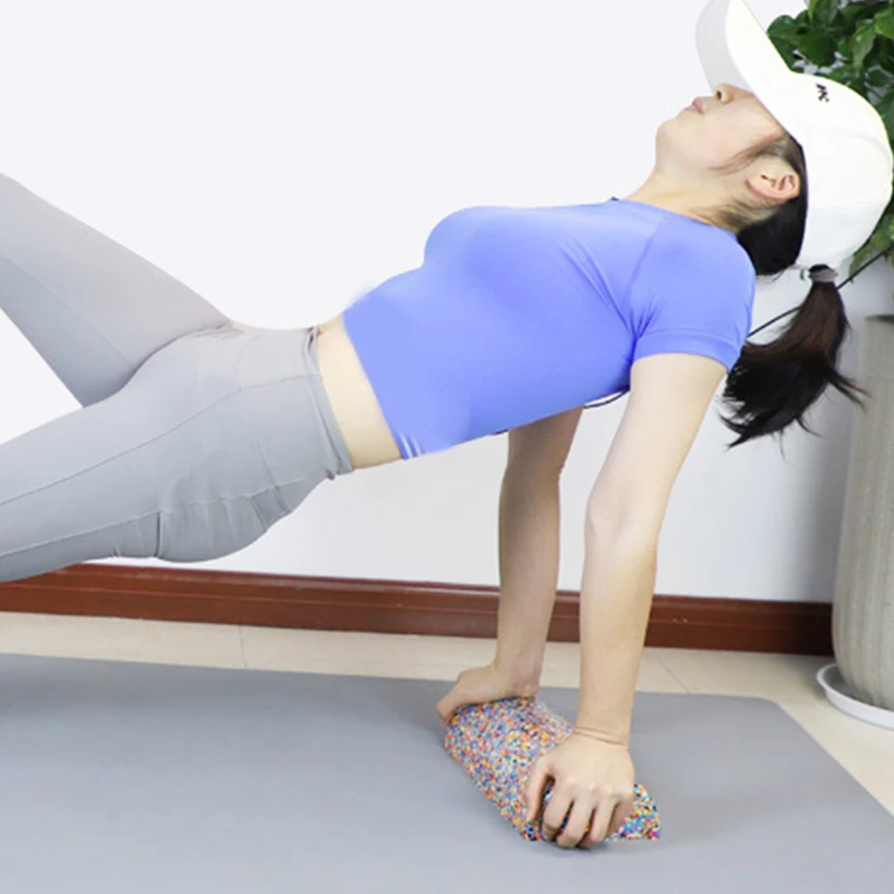 

Colorful Semicircular Foam Roller 30x15cm Yoga Balance Trainer Massage Column Shaft for Back Muscle Physical Therapy