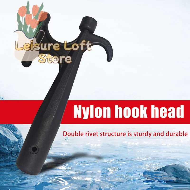 

Nylon Boat Hook Rust-Resistant Boats Hook Head End For Mooring Yacht Nylon Mooring Boat Hook Head Replace Top Boat Accessories