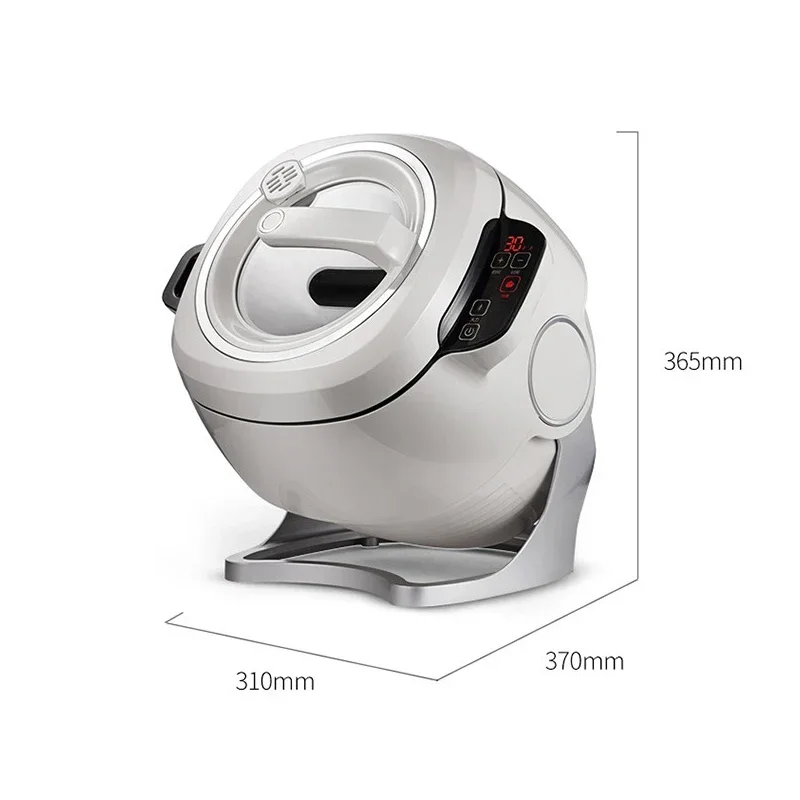 6L 220V Automatic Drum Cooking Machine 2000W Intelligent Frying Pan  Must-Have Artifact In The Kitchen