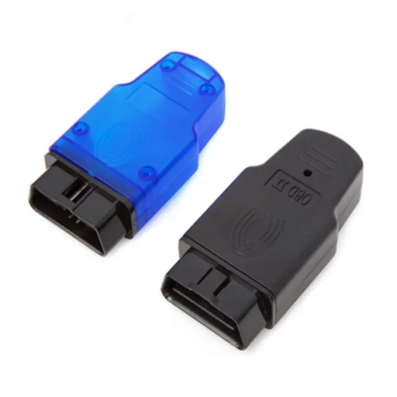 Automotive 12V 24V OBD2 16pin Connector Male OBD Shell with Plug USB Cable Connector Adapter